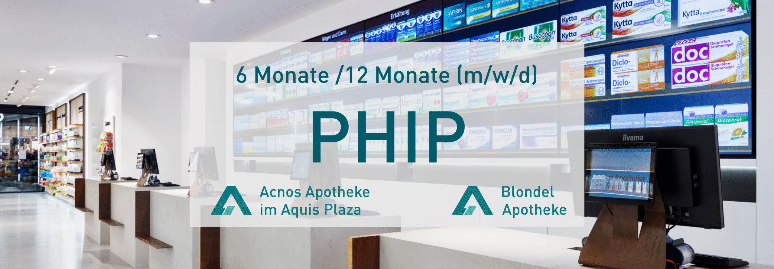 Mehr über den Artikel erfahren Pharmazeut im Praktikum (m/w/d)